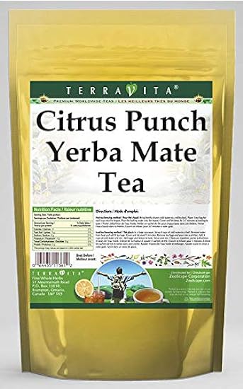Citrus Punch Yerba Mate Tea (25 tea bags, ZIN: 549873) - 2 Pack 950364248